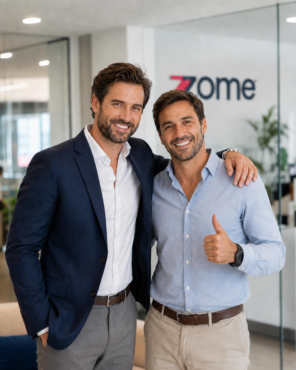 Líder de equipa num escritório Zome